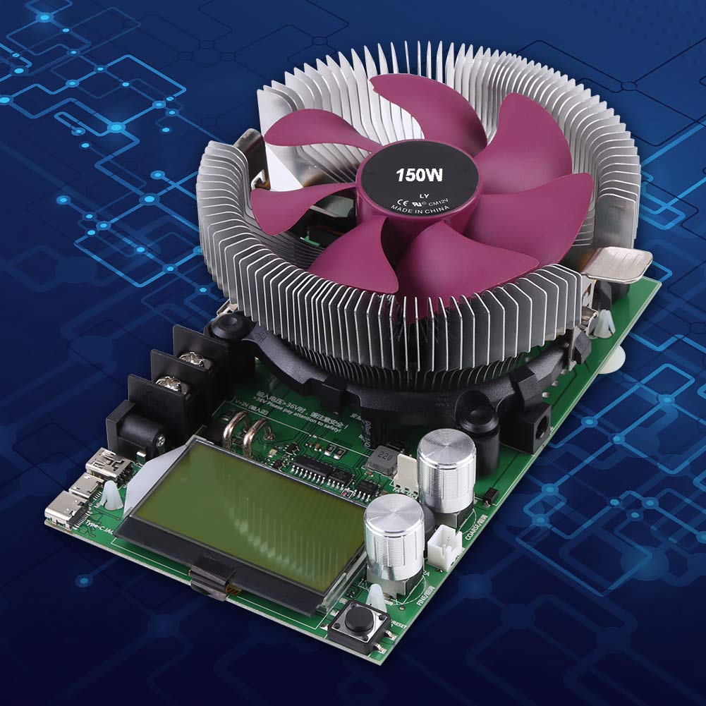Probador de batería USB ajustable de corriente constante de carga electrónica módulo de probador de capacidad de batería 150W 200V 20A Probador de