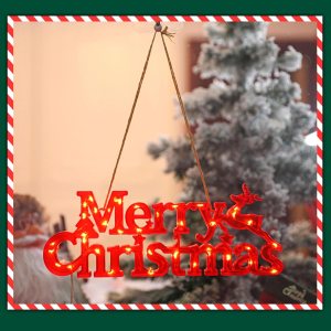 Letrero iluminado de Feliz Navidad, funciona con pilas, decoración de Navidad para interiores, letras LED de bienvenida, adornos colgantes de Letrero iluminado de Feliz Navidad, funciona con pilas, decoración de Navidad para interiores, letras LED de bienvenida, adornos colgantes de