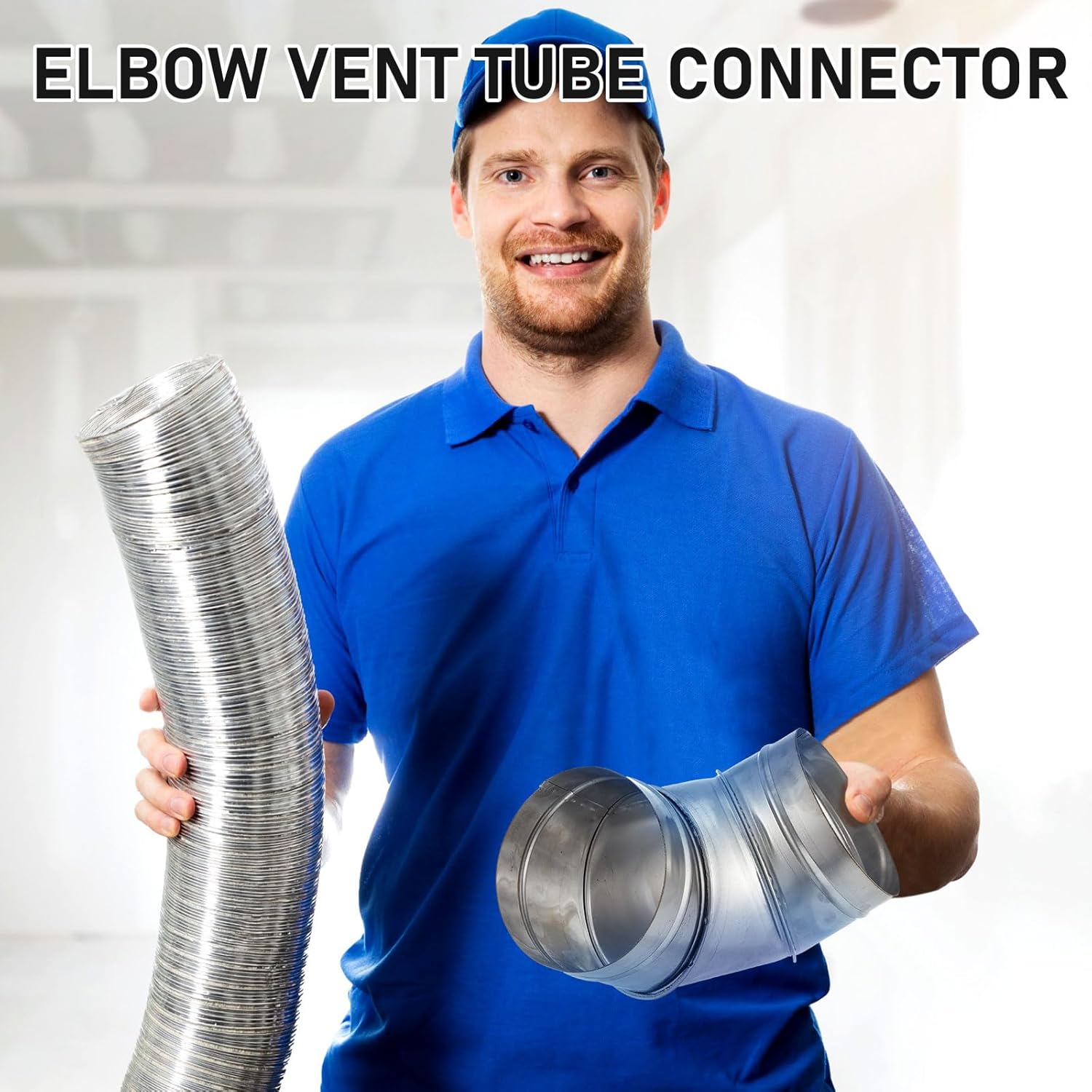 Zonon Tubo de estufa de codo de pared única de 6 pulgadas de diámetro interior para estufa de acero inoxidable, conector de tubo de codo de 90
