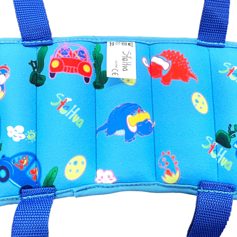 Soporte para la cabeza del asiento de automóvil para niños pequeños, soporte ajustable para el cuello, correa para la cabeza, correa para la cabeza,