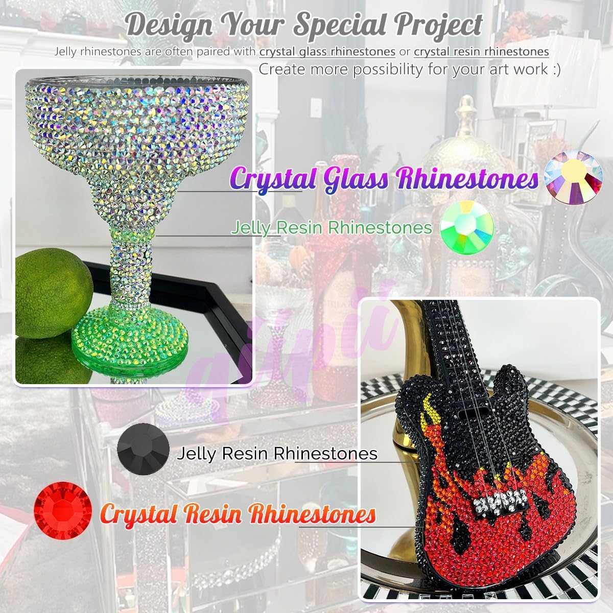 3060 diamantes de imitación de resina blanca con parte trasera plana para vasos, diamantes de imitación de resina de gelatina de color blanco puro