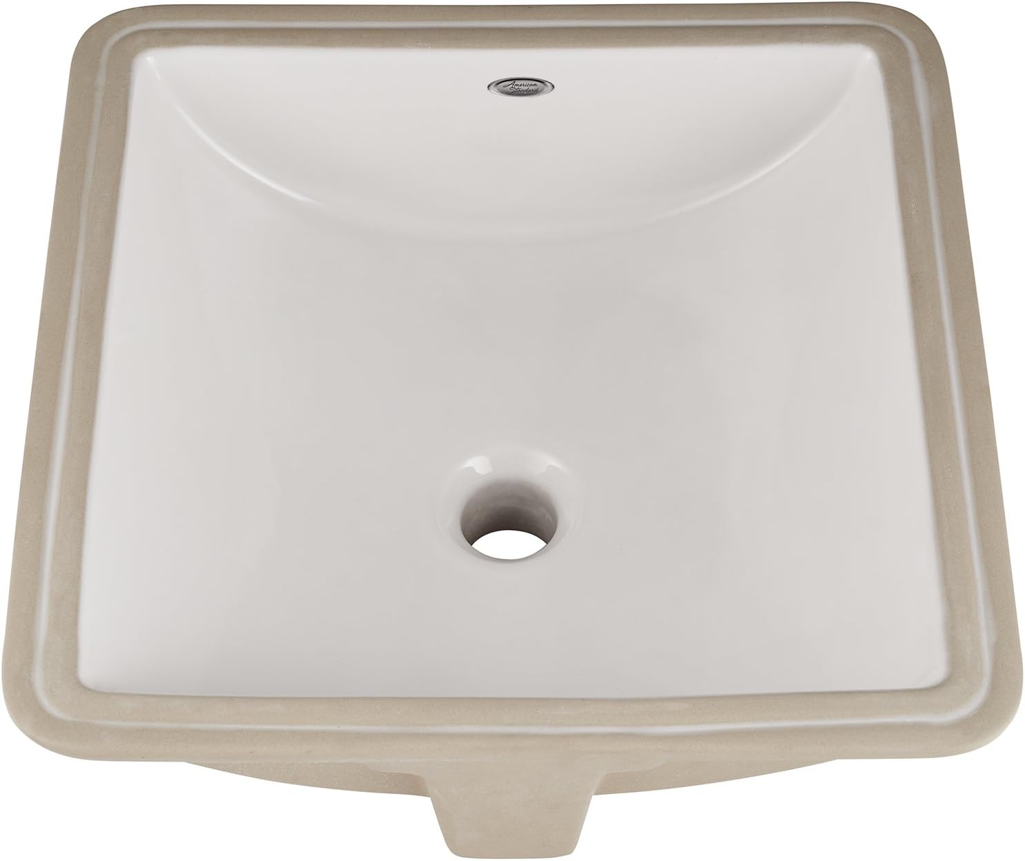 American Standard 0426000.020 Studio Care – Lavabo bajo mostrador de 13 x 13 pulgadas, color blanco