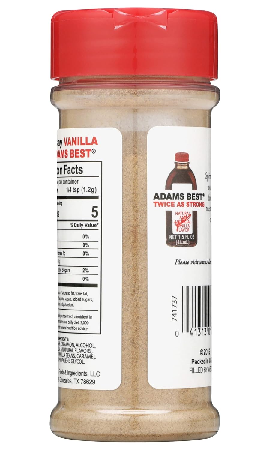 Adams Best – Azúcar de vainilla y canela (4.66 onzas (paquete de 1))
