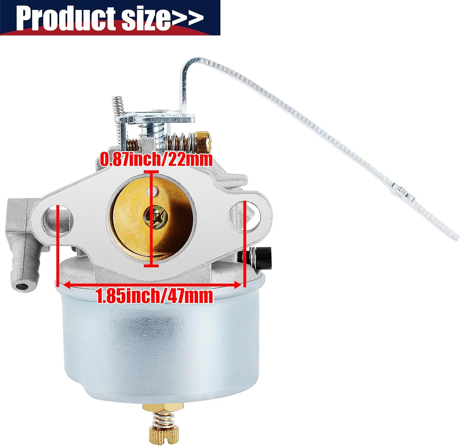 Carburador compatible con motor Tecumseh 631921 631070 631070A 631074 631245 631820 632284 H25 H30 H35 H40