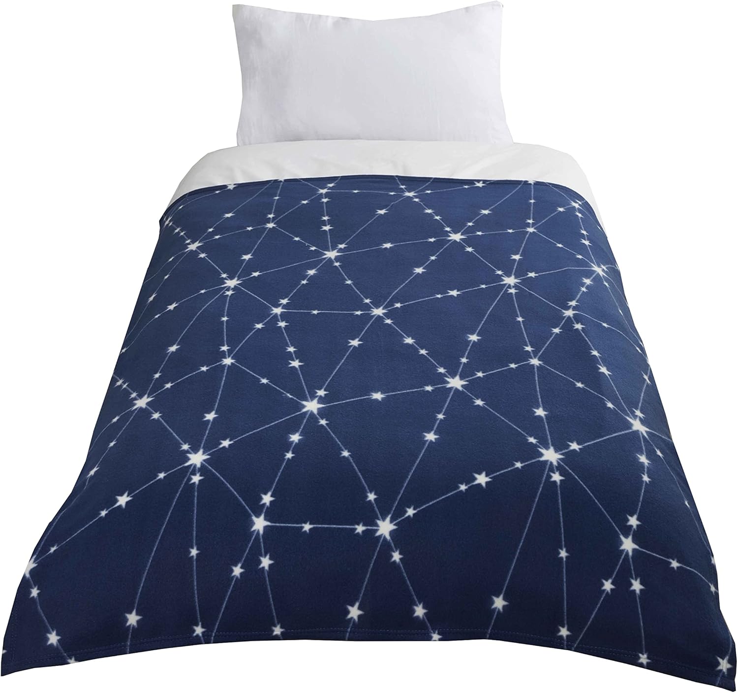 Manta de forro polar cálida con galaxia, luna y estrellas, súper suave, para niños, para sofá, viajes, adultos, exteriores, manta de forro polar de