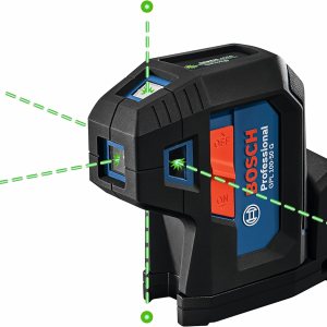 Bosch GPL100-50G Nivel láser de alineación de 5 puntos de 125 pies 360 con soporte magnético integrado, nivel láser de 5 puntos de servicio pesado Bosch GPL100-50G Nivel láser de alineación de 5 puntos de 125 pies 360 con soporte magnético integrado, nivel láser de 5 puntos de servicio pesado
