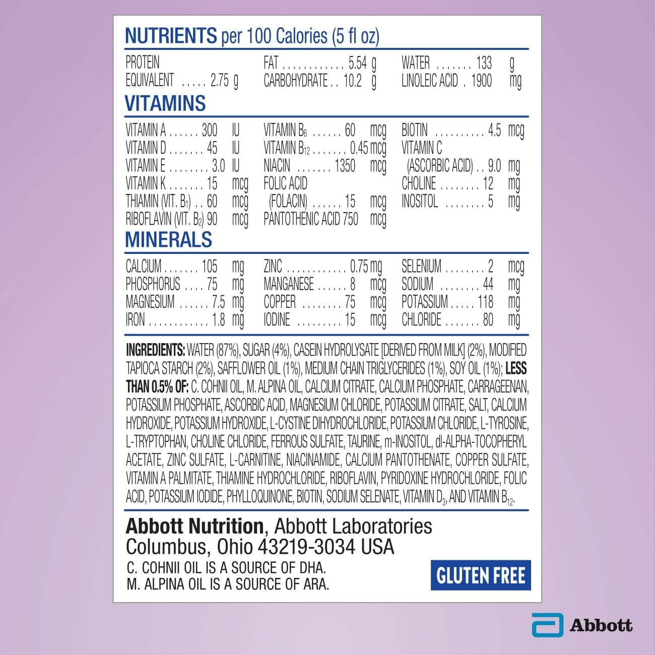 Similac Alimentum con fórmula infantil hipoalergénica 2′-FL HMO, para alergias alimentarias y cólicos*Adecuado para sensibilidad a la lactosa,