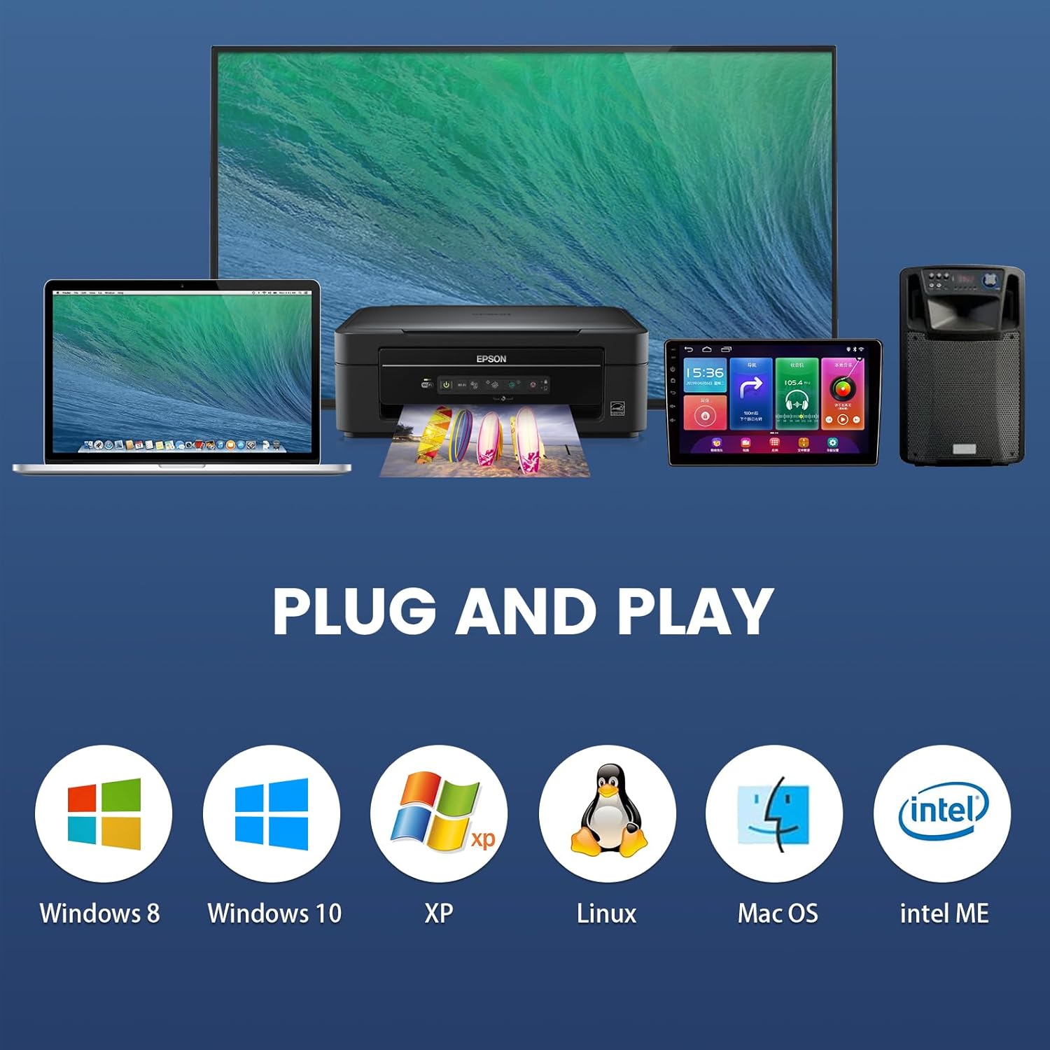 AGECASH – Paquete de 5 unidades flash USB 2.0 de 128 GB, paquete de 5 unidades de memoria USB pendrive de metal giratorio USB Stick Zip Drive Flash