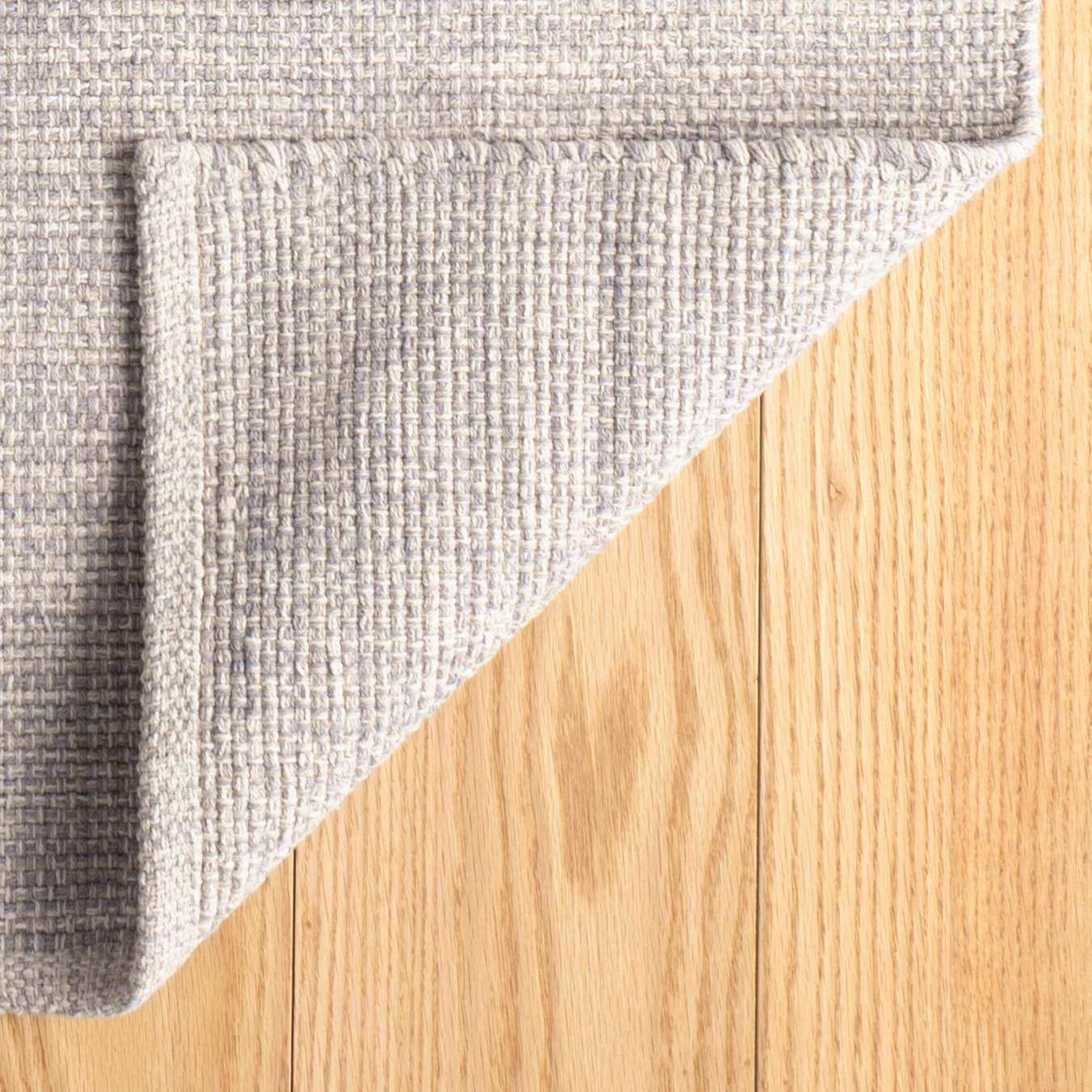 Dash and Albert – Alfombra de algodón jaspeado de 9 x 12 pies, color gris, tejida a mano, duradera, ligera, para zonas de alto tráfico, pasillo,