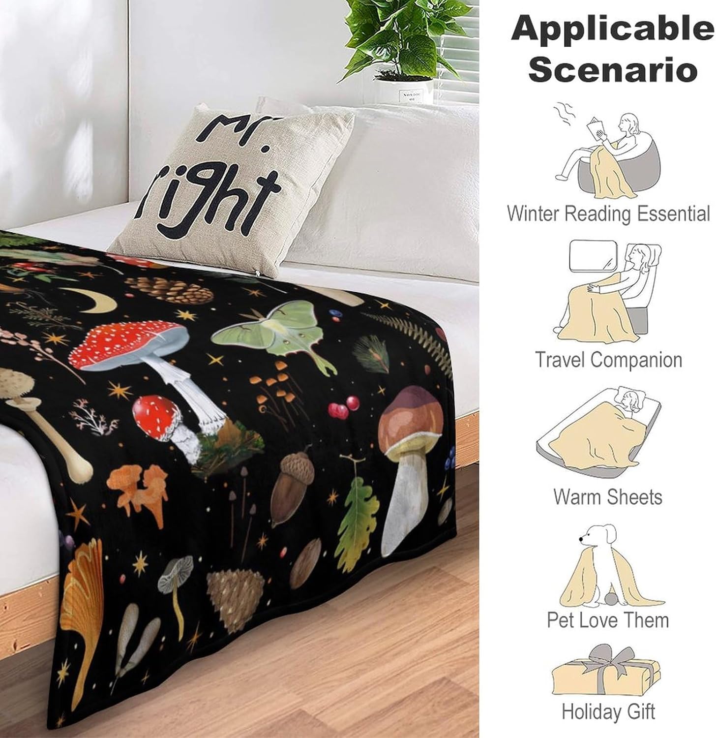 Manta de franela para sofá de setas súper suave y cálida, colcha de forro polar para decoración del hogar para todas las estaciones, para cama,