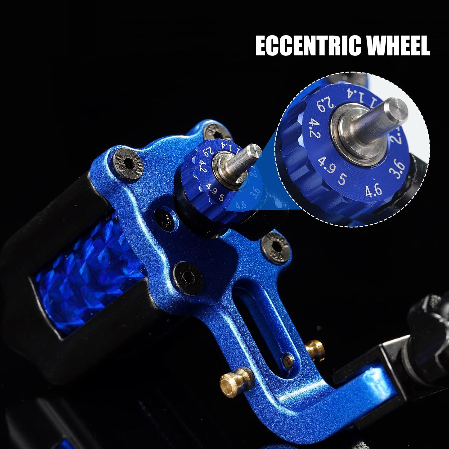 Pistola de tatuaje Rotary Tattoo Machine Motor Pistola de tatuaje para Liner y Shader Wormhole Tattoo Supply Motor Máquina de tatuaje para