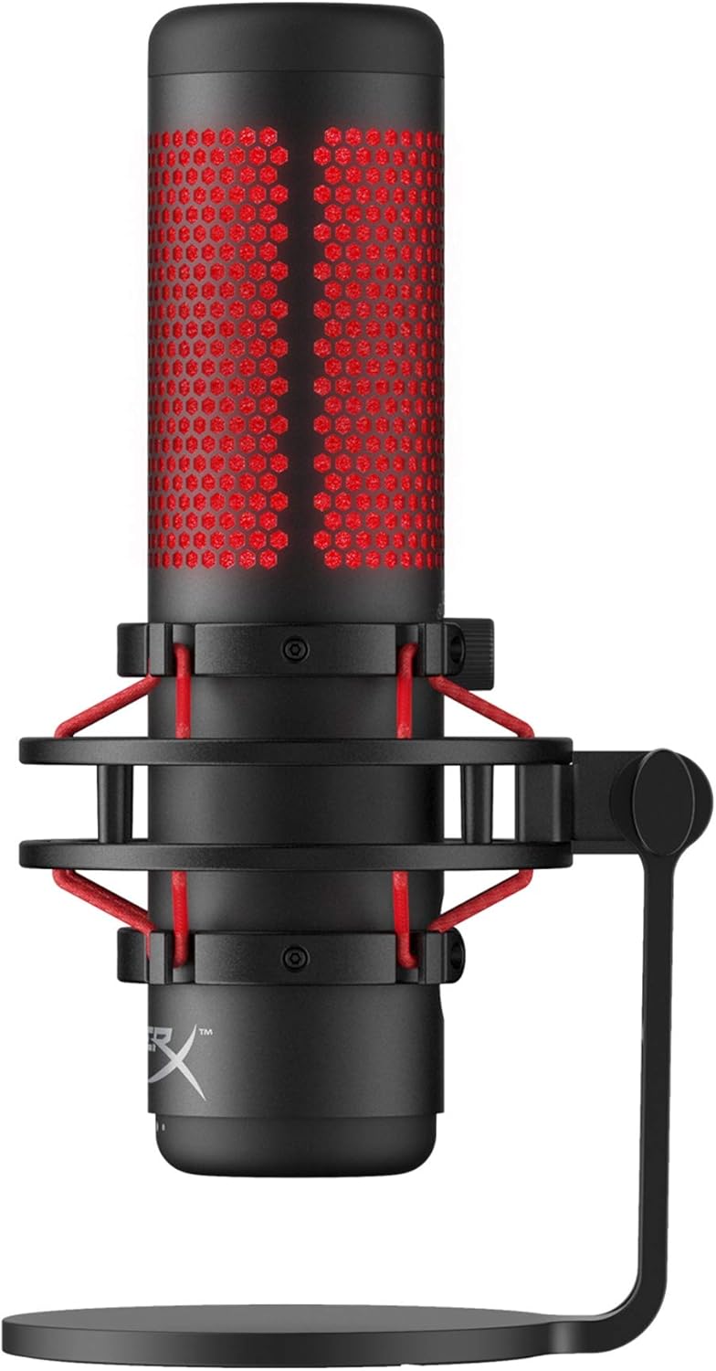 HyperX Paquete de micrófono para juegos Cloud II QuadCast con condensador USB