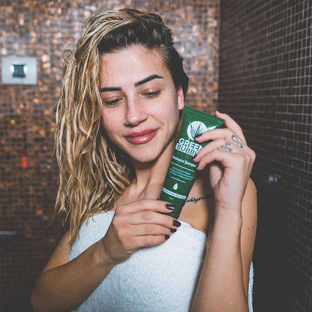 Bubbly – Set de crecimiento del cabello Green Bubble (paquete de 3)