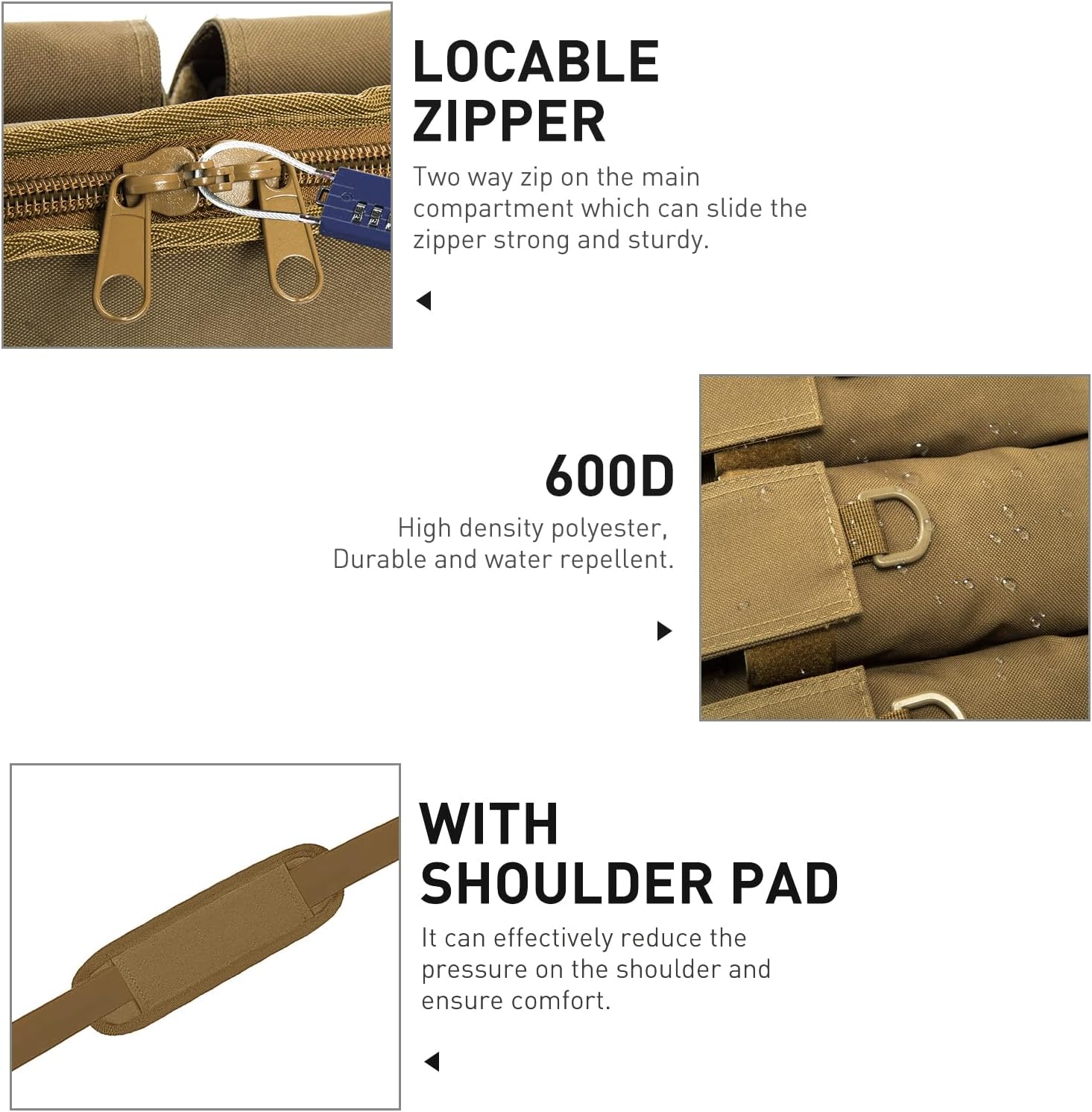 Soft-Rifle-Case Tactical-Gun Range-Bag Hunting-Shooting Sports-Storage – Padded Transport with 5 Pouches Adjustable Shoulder Strap