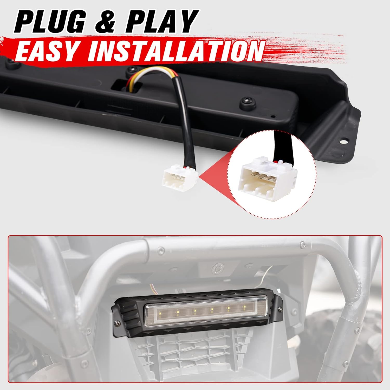 A & UTV PRO Luces LED traseras con luces traseras de freno ámbar para Polaris RZR PRO XPRZR Turbo R 2020 2021 2022 2023 2024, accesorios de lámpara