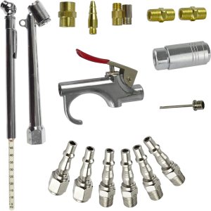 17pc Kit de accesorios de aire Herramienta Compresor Línea de aire accesorios Blow pistola Bergen at537 17pc Kit de accesorios de aire Herramienta Compresor Línea de aire accesorios Blow pistola Bergen at537