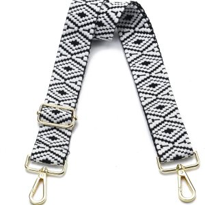 Correa de repuesto para bolso, correa de hombro ancha ajustable, múltiples estilos de correas de bolso de lona para mensajero Correa de repuesto para bolso, correa de hombro ancha ajustable, múltiples estilos de correas de bolso de lona para mensajero