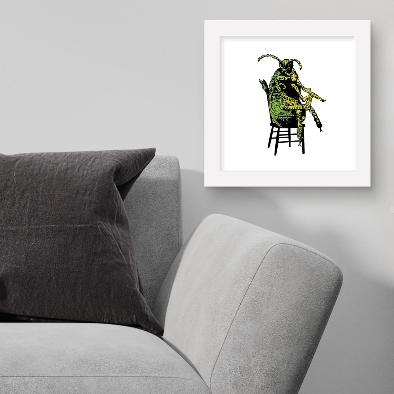 Trends International Gallery Pops Beetlejuice – Póster de pared con texto en inglés Hi How Are You Beetle, 12.00 x 12.00 pulgadas, versión de marco