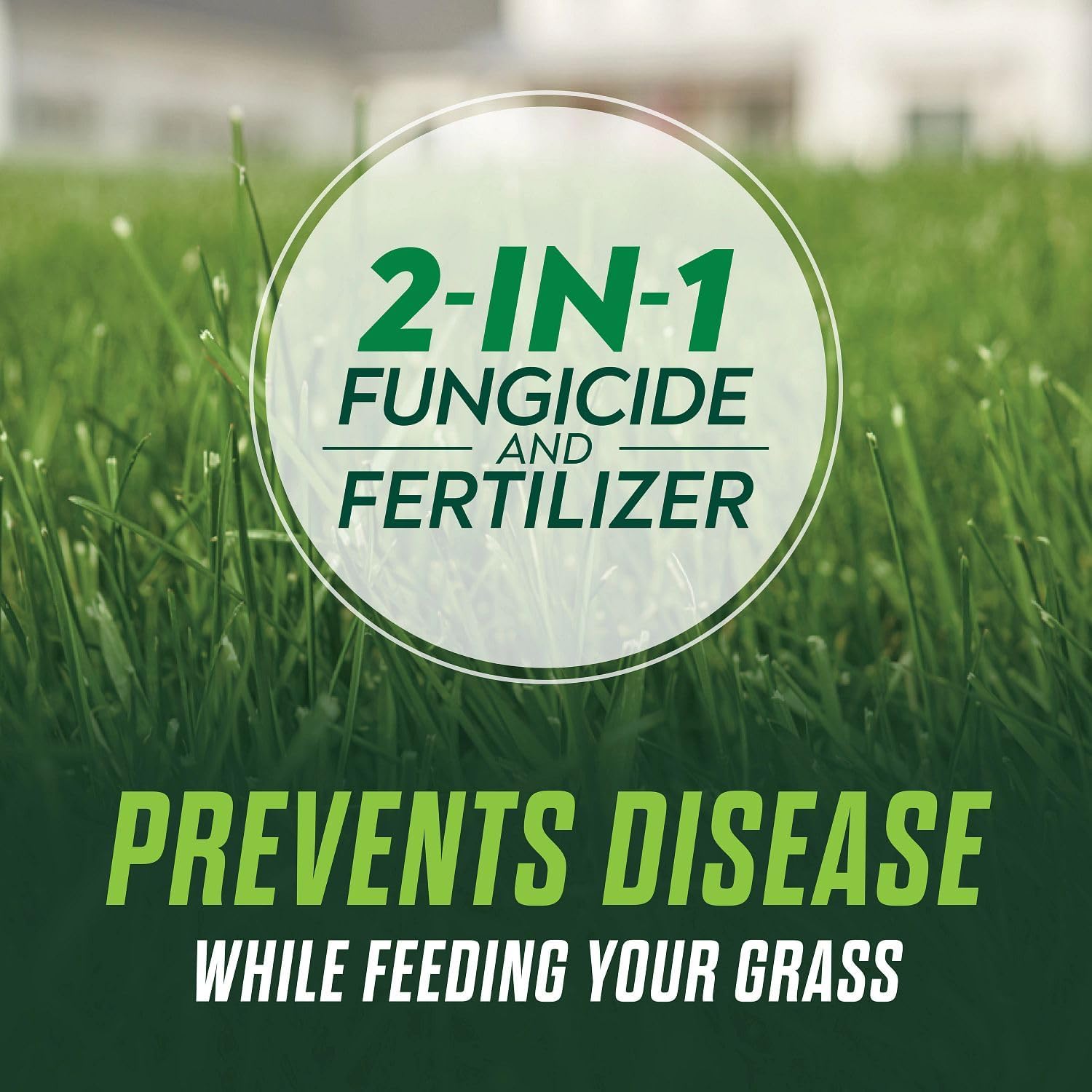 Scotts Turf Builder Healthy Plus – Alimento para césped, fungicida y fertilizante 2 en 1, 4,000 pies cuadrados, 13.70 libras.