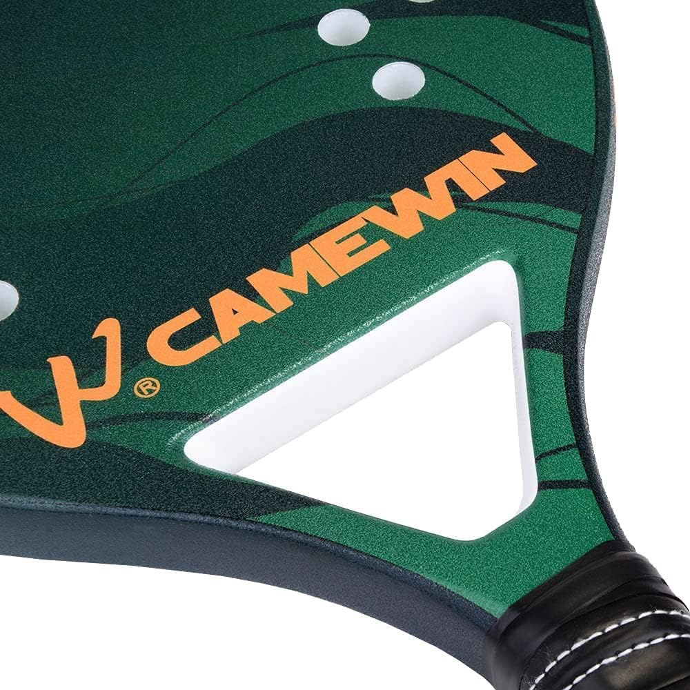 AMHMH – Raqueta de tenis de playa, fibra de carbono, con núcleo de espuma viscoelástica EVA, palas de tenis