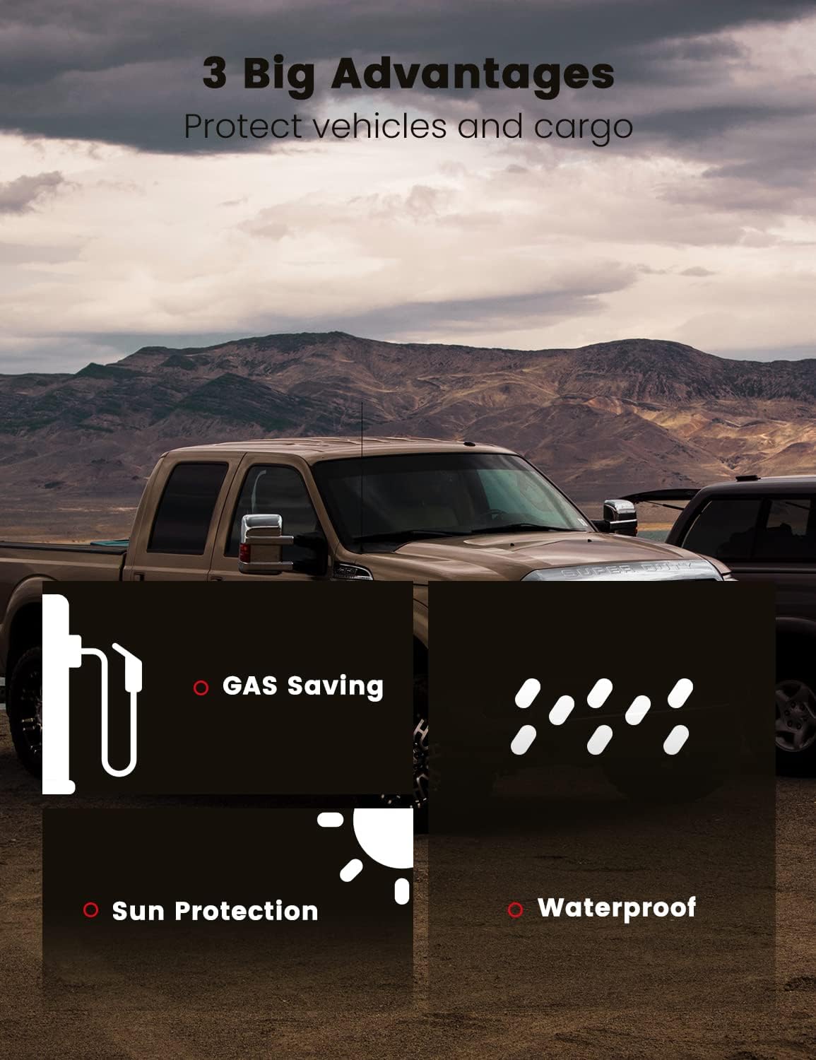 Logan Cubierta enrollable suave Tonneau para Toyota Tundra 2022-2023, fundas para caja de camioneta compatibles con Toyota Tundra 2022 2023 de 6.6