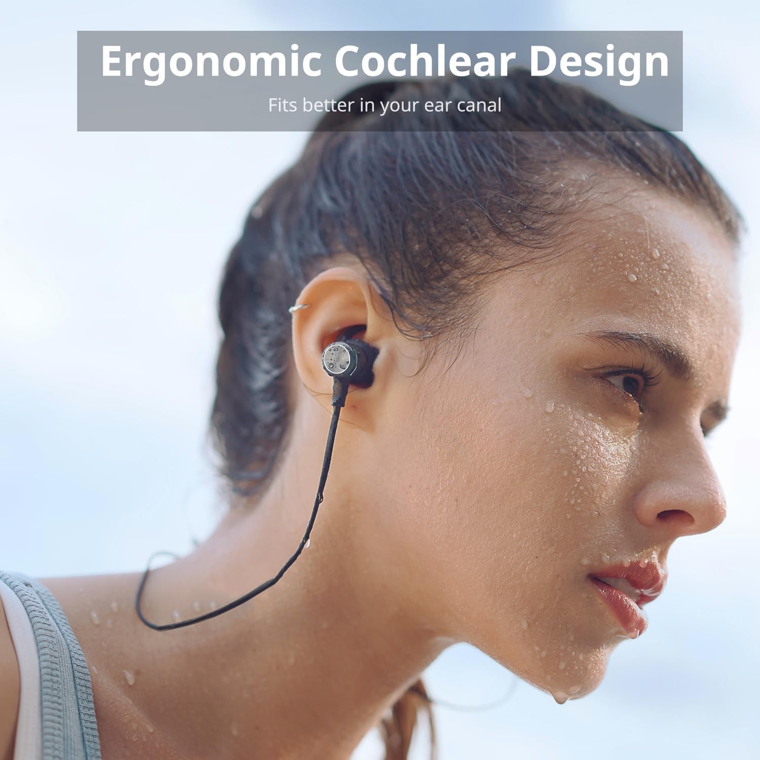 Auriculares intraurales con cable, auriculares con micrófono, auriculares con aislamiento de ruido, espuma viscoelástica para iPhone, Samsung,