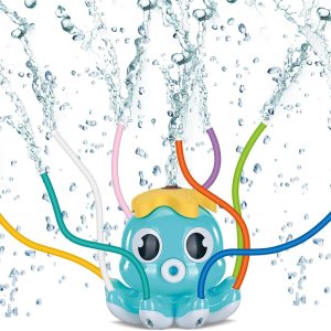 Octopus Water Sprinkler for Kids Outdoor Playwith 8 Wiggle Tubes, Summer Outside Garden Backyard Toddler Outdoor Play Toys for 3 4 5 6 7 8 Year Old Octopus Water Sprinkler for Kids Outdoor Playwith 8 Wiggle Tubes, Summer Outside Garden Backyard Toddler Outdoor Play Toys for 3 4 5 6 7 8 Year Old