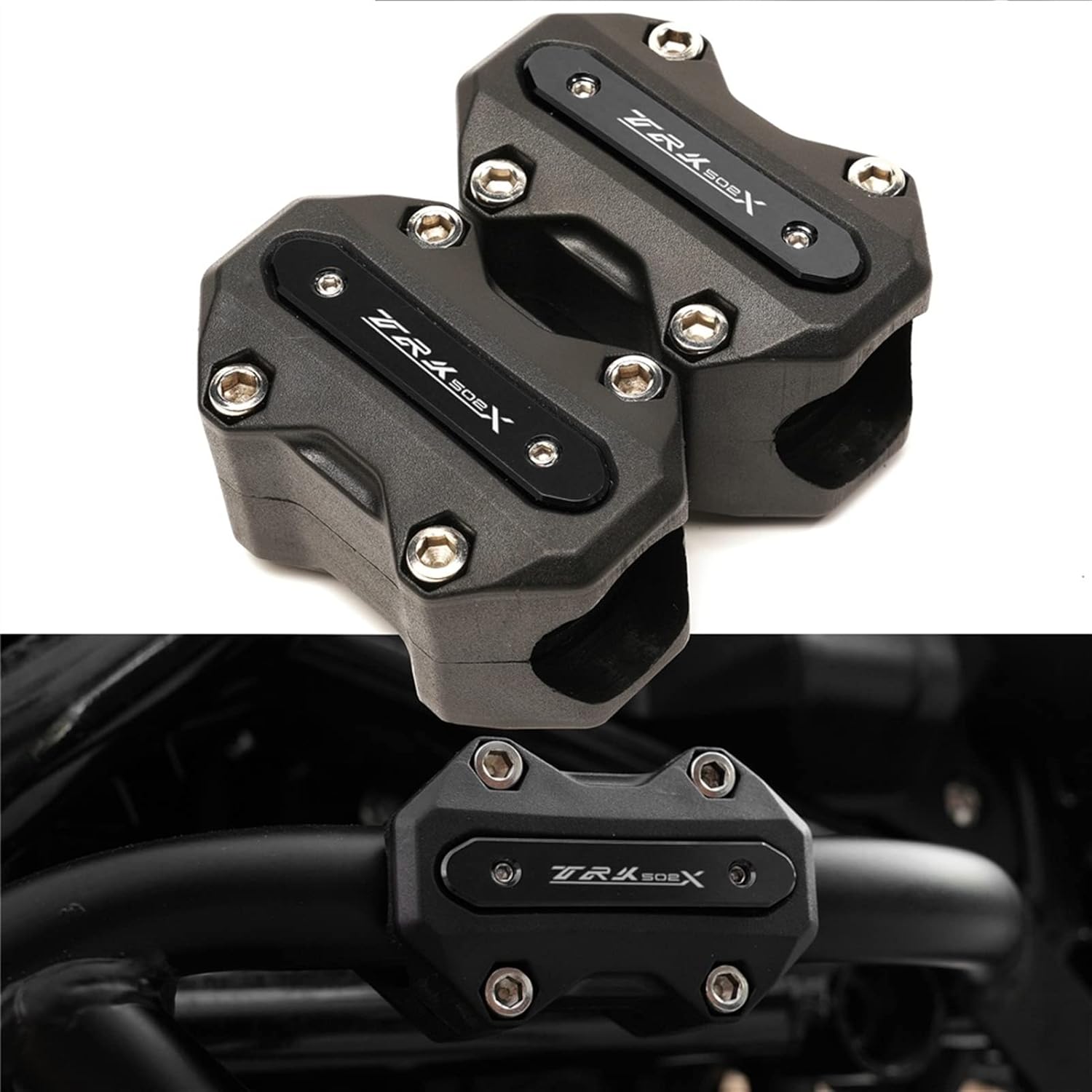 Accesorios de motocicleta Barras de choque Bloque de motor para Benelli TRK 502X Adventure TRK502 2019 2020 Regulador (Color  Verde)