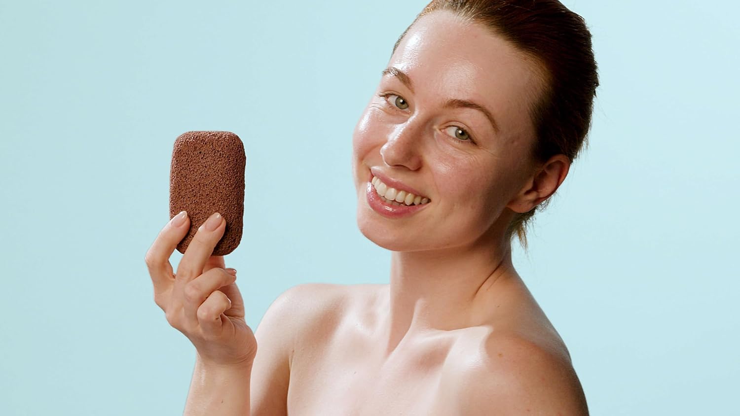 Caja de belleza de exfoliación de pedicura con 6 esponjas exfoliantes de baño y 2 piedras pómez mágicas para eliminar callos de pies, almohadilla de