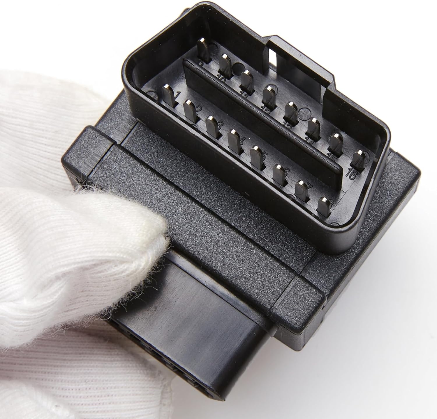 Divisor OBD2, bbfly-B30 Full 16pin OBDII Puerto 1 Divisor macho a 2 Hembras Cable de Extensión 1.6 pulgadas1.6 in (B30 1PACK)