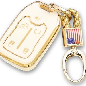 Funda para llavero GMC compatible con Chevy Silverado Sierra 1500 2500HD 3500HD 3500HD 2019 2020 2020 2021 2022, accesorios de Acadia para terreno, Funda para llavero GMC compatible con Chevy Silverado Sierra 1500 2500HD 3500HD 3500HD 2019 2020 2020 2021 2022, accesorios de Acadia para terreno,