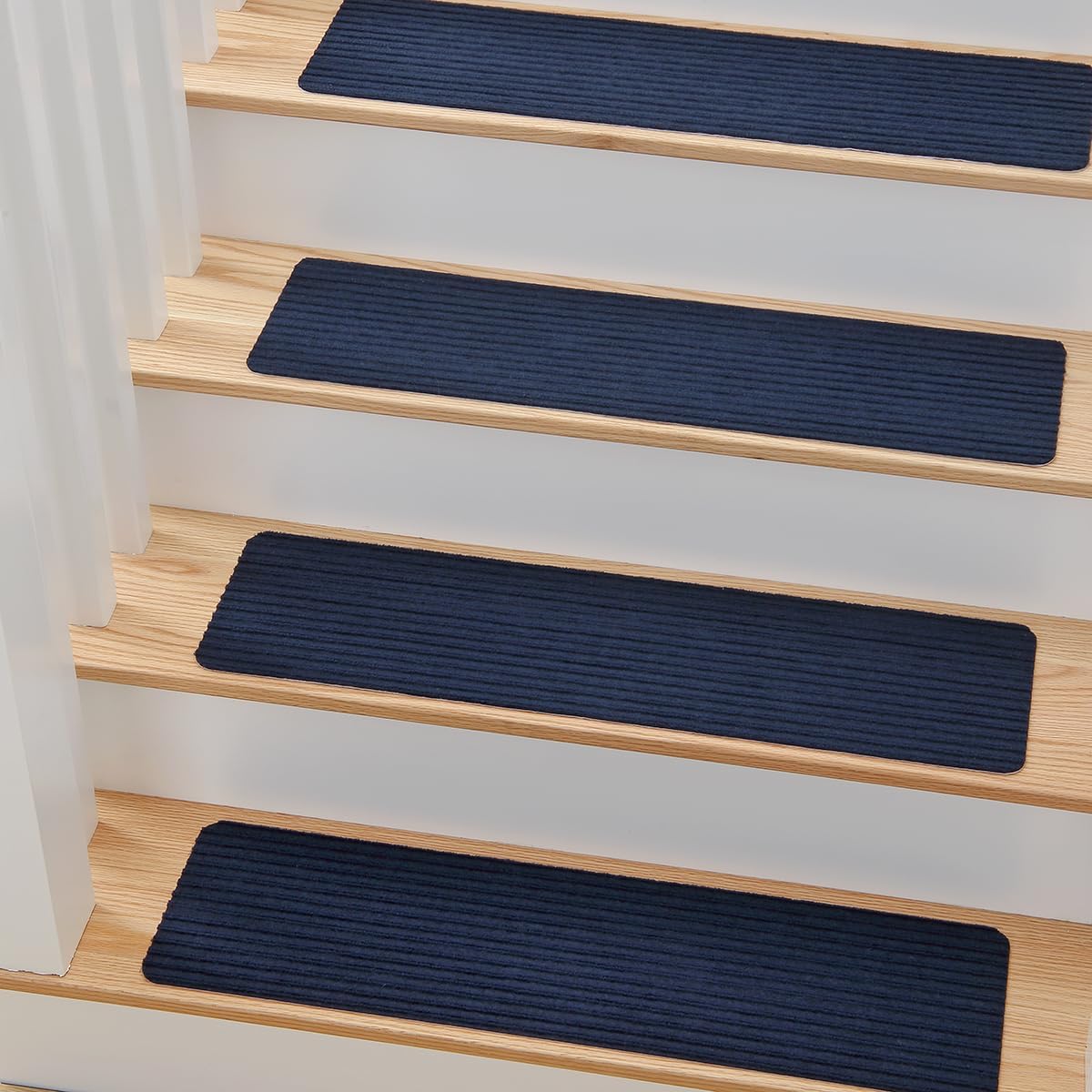 MBIGM Alfombra antideslizante de 8 x 30 pulgadas (paquete de 15 unidades), alfombra de seguridad antideslizante para interiores, para niños,