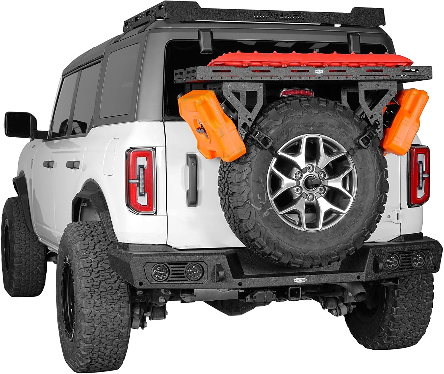 u-Box Cesta utilitaria para neumáticos de repuesto para neumáticos de 30 a 40 pulgadas, ajuste universal para Jeep WranglerBronco y RV, SUV, etc