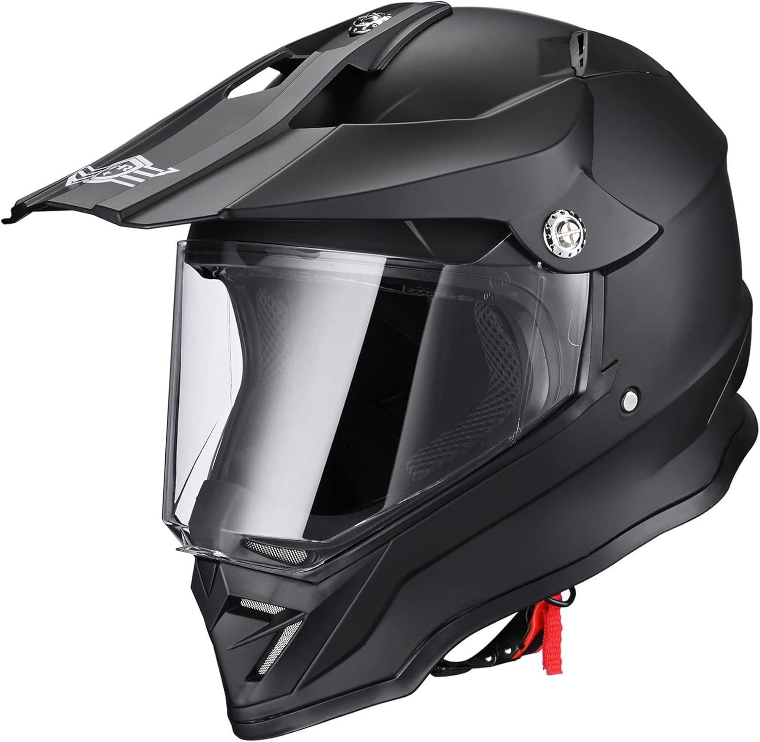 AHR Casco de motocicleta deportiva dual de cara completa, casco ligero para motocross, todoterreno, ATV, motocross, aprobado por DOT