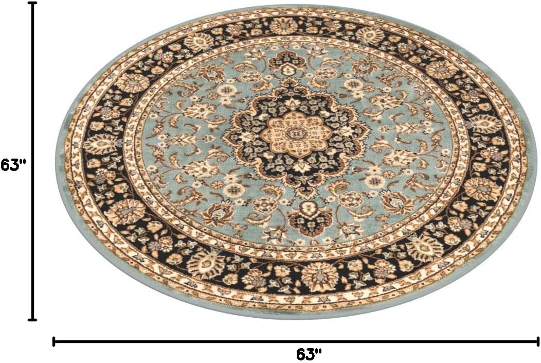 Well Woven Alfombra oriental con diseño de flores persas, Tradicional