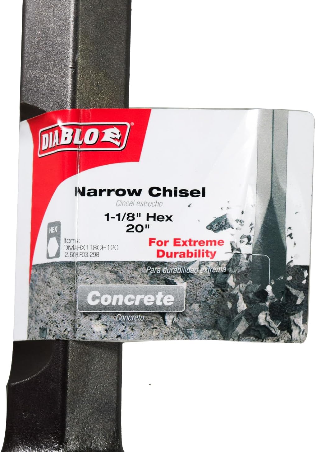 DB HEX CINCEL ESTRECHO 1-18X20.5