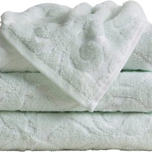 Great Bay Home Toallas de baño 100% algodón jacquard, toallas de baño absorbentes de secado rápido. Colección Cassie (toalla de mano (paquete de 4), Great Bay Home Toallas de baño 100% algodón jacquard, toallas de baño absorbentes de secado rápido. Colección Cassie (toalla de mano (paquete de 4),