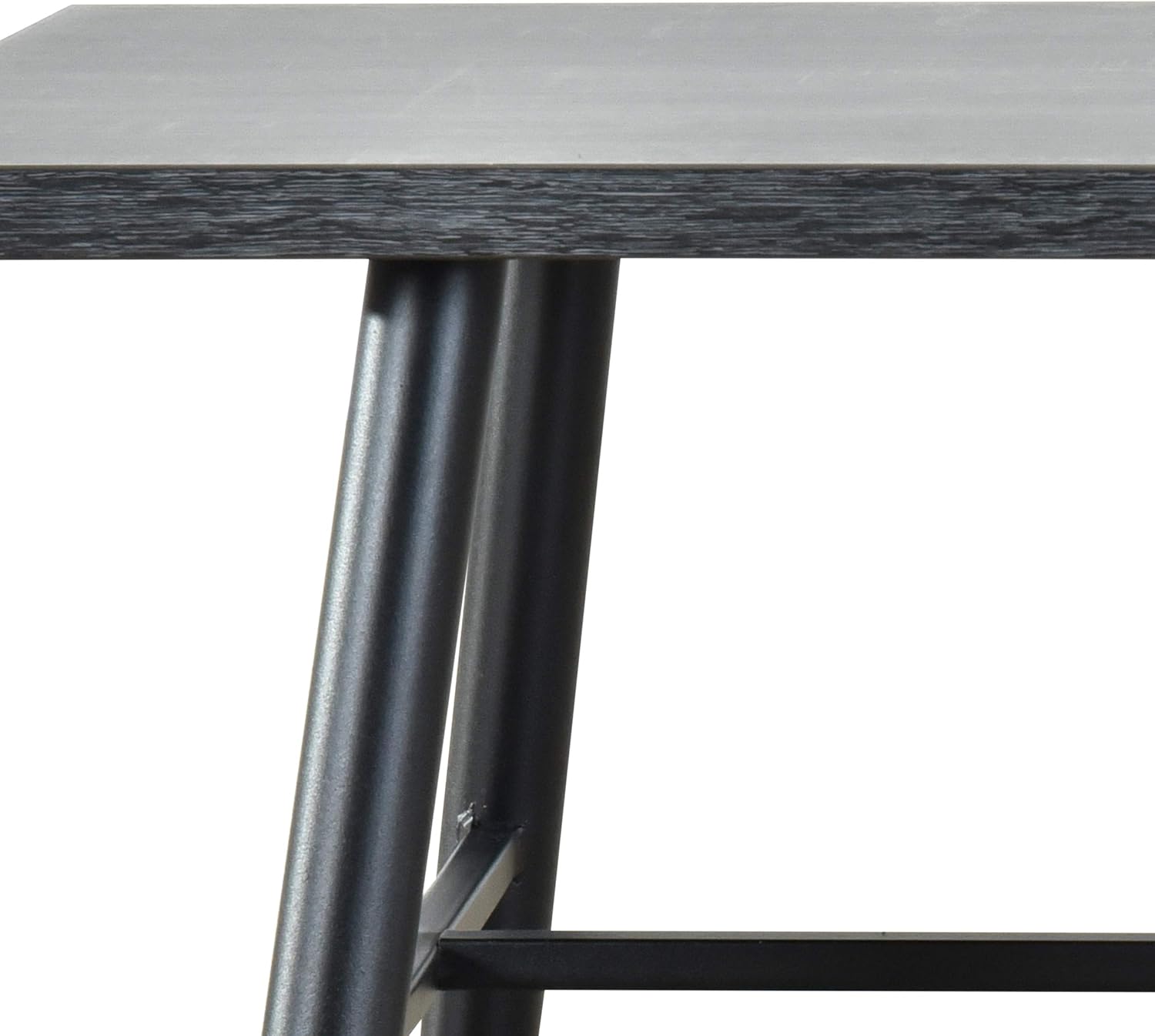 Christopher Knight Home Mid-Century Modern Coffee Table, Sonoma Gray Oak and Black