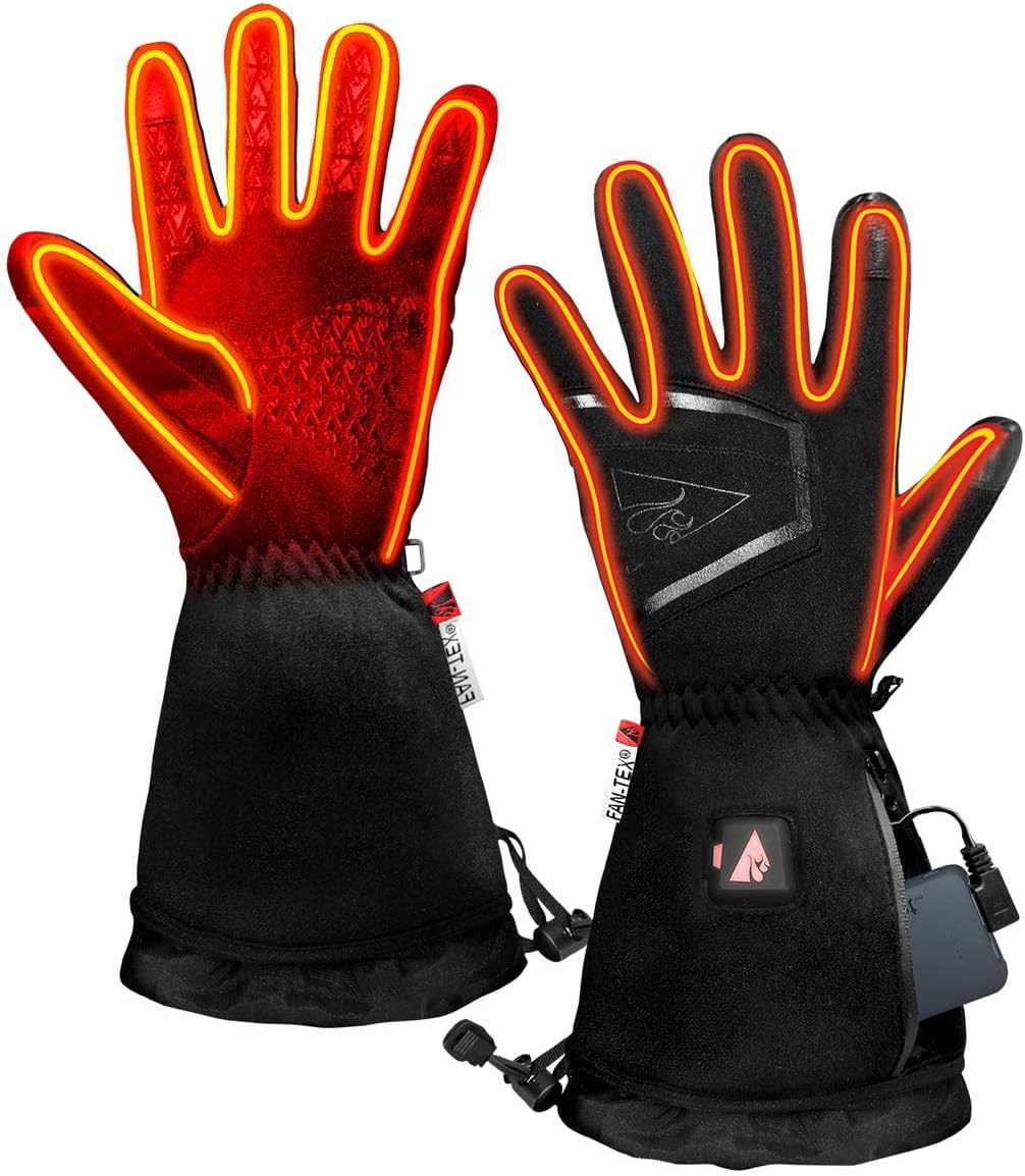 ActionHeat 5V Lightweight Battery Heated Gloves for Women – Waterproof Membrane, 3 Heat Levels, 8 Hours Heat