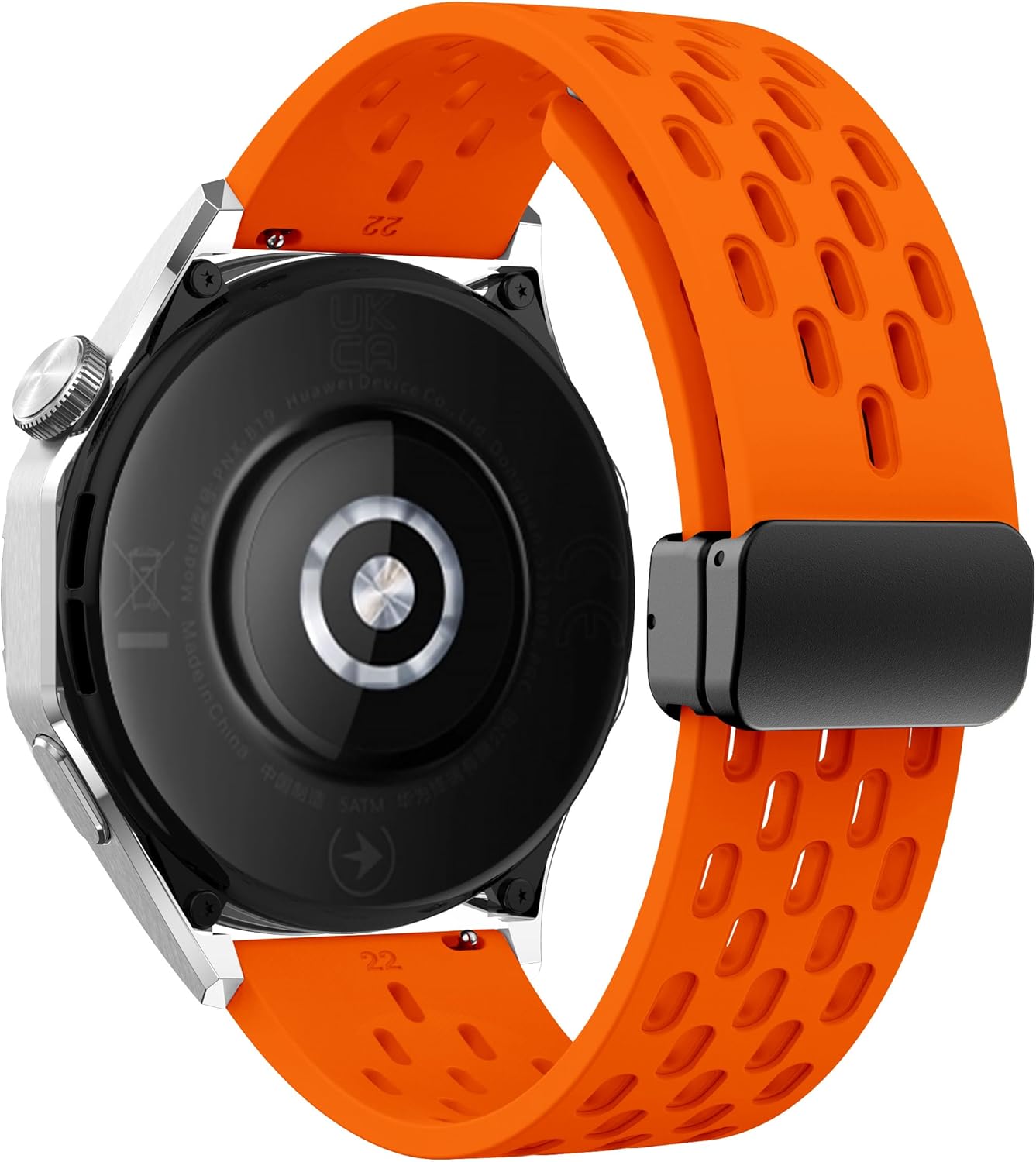 MAKCPOIMER Correas deportivas magnéticas de 0.866 pulgadas compatibles con Samsung Galaxy Watch 3 de 1.772 pulgadasGalaxy Watch 1.811 pulgadasGear
