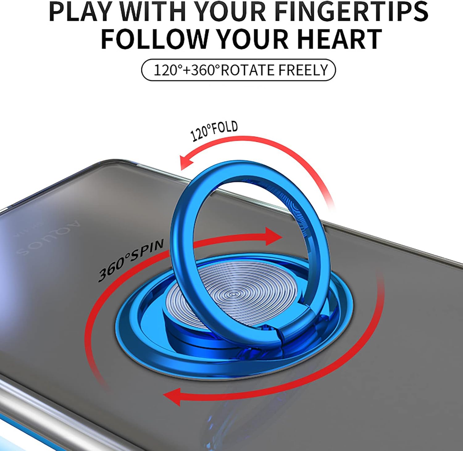 Funda Pixel 6A soporte de anillo de 360 transparente borde galvanizado silicona suave TPU protección a prueba de golpes cubierta delgada compatible