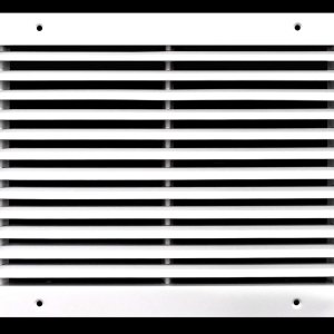 HVAC Premium Rejilla de retorno de barra fija de 14 x 10 pulgadas – Estructura de acero – Aspecto elegante y acabado resistente dimensiones HVAC Premium Rejilla de retorno de barra fija de 14 x 10 pulgadas – Estructura de acero – Aspecto elegante y acabado resistente dimensiones