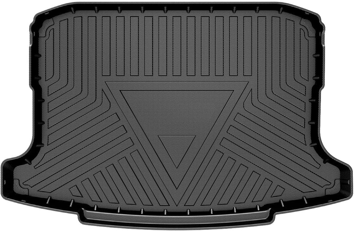T TGBROS Tapete de carga personalizado para Volkswagen Taos 2022-2023 2024 para todo tipo de clima, forro de carga trasera de elastómero