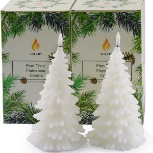 2 velas blancas sin llama para árbol de Navidad, velas LED que funcionan con pilas, función de temporizador, con control remoto 2 velas blancas sin llama para árbol de Navidad, velas LED que funcionan con pilas, función de temporizador, con control remoto