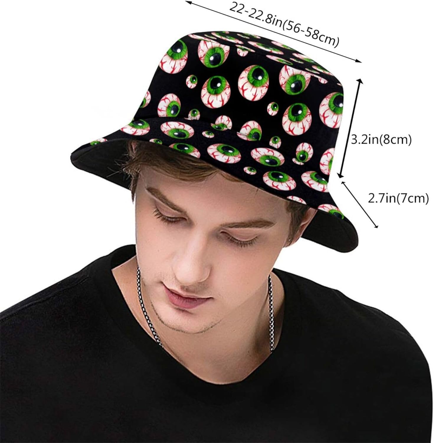Sombreros de pescador de calabazas de Halloween, divertidos sombreros de pescador, gorras de verano para mujeres y hombres