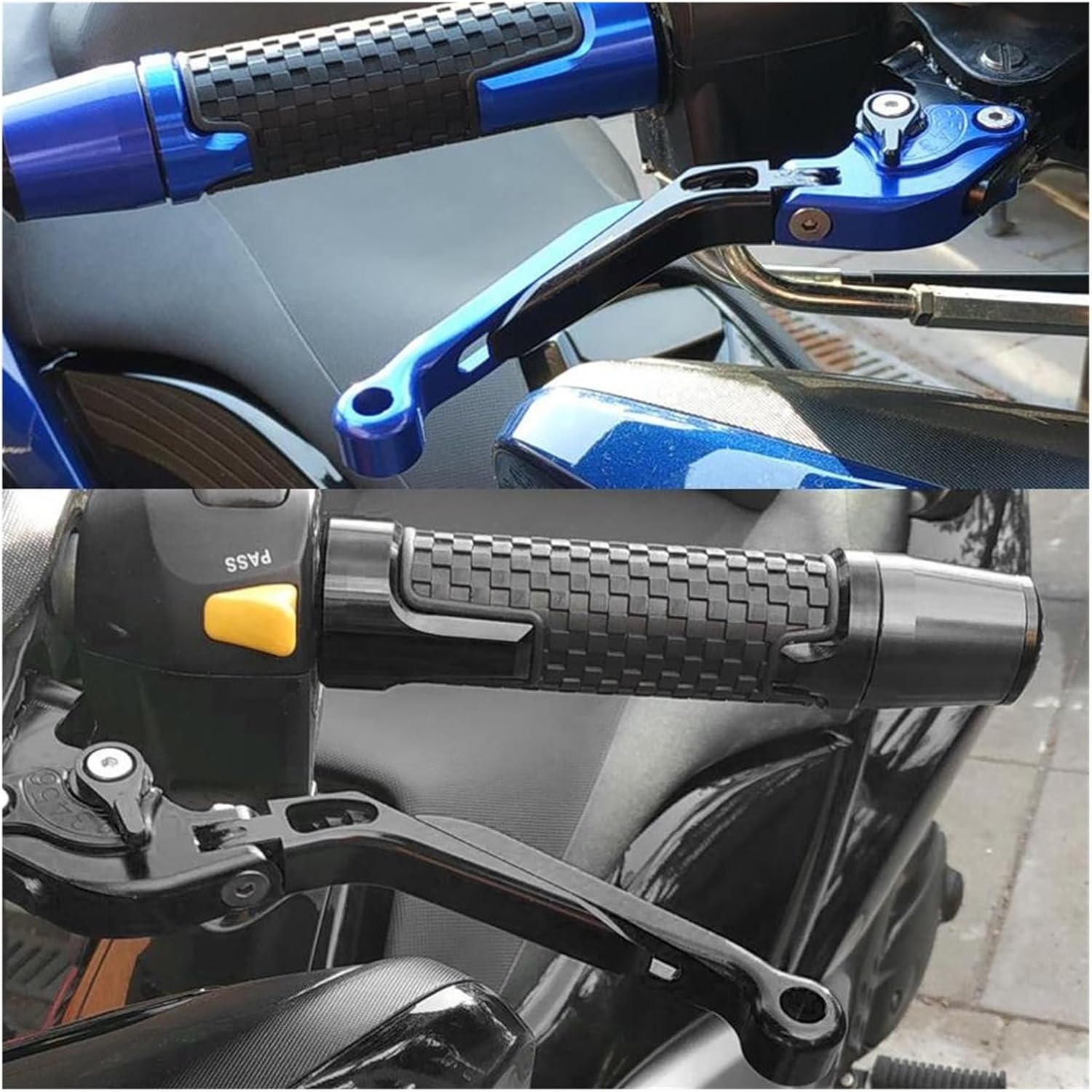 Motorbike Drum Brakes Motorcycle Handle Levers Brake Clutch Lever for Yamaha XT660R XT660 R 2004-2016 Reservoir Levers (Color  A)
