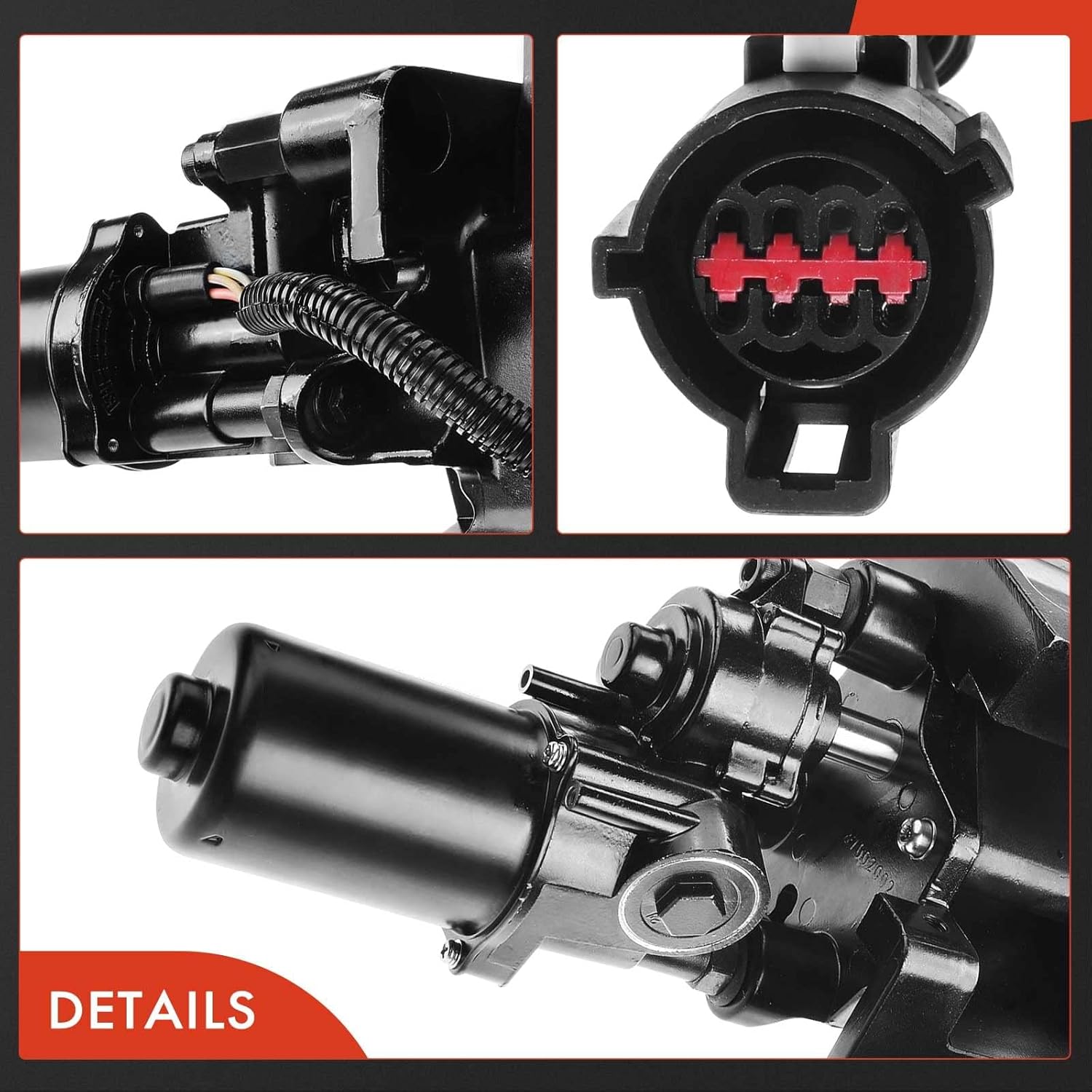 A-Premium Conjunto de motor de estribo eléctrico con soporte compatible con Ford Expedition y Lincoln Navigator 2007-2017, solo distancia entre ejes