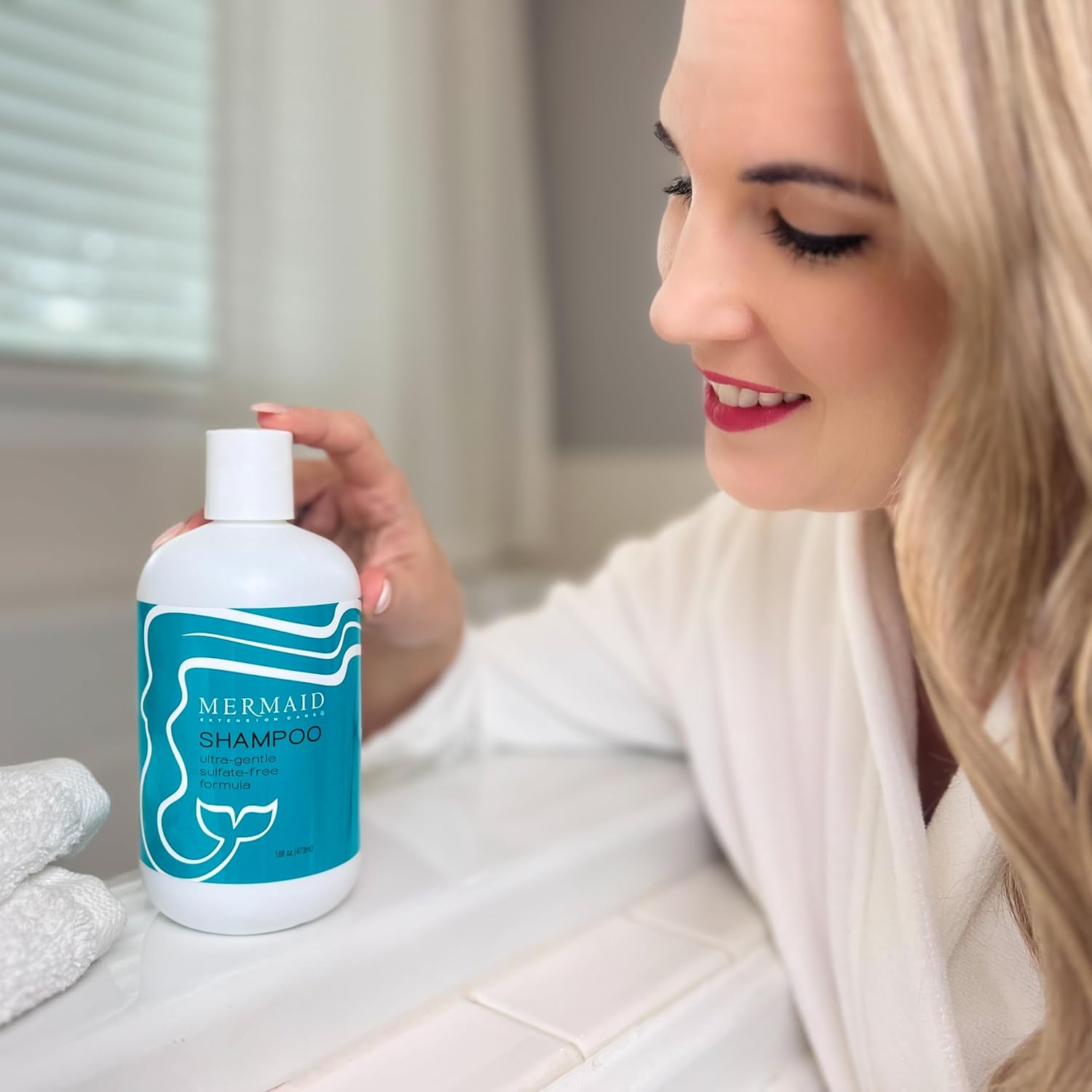 Acondicionador para el cuidado del cabello con extensión de sirena, sin aceite, suave, hidratante, producto de hyrdrating de grado de salón seguro
