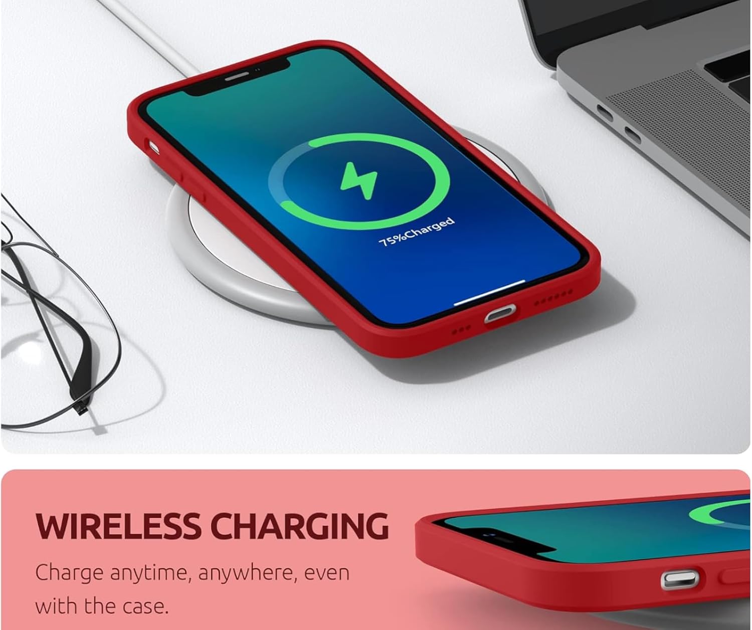 Funda de silicona líquida suave para teléfono, ajuste delgado, con borde elevado, protección de cámara compatible con iPhone 14 Pro, a prueba de