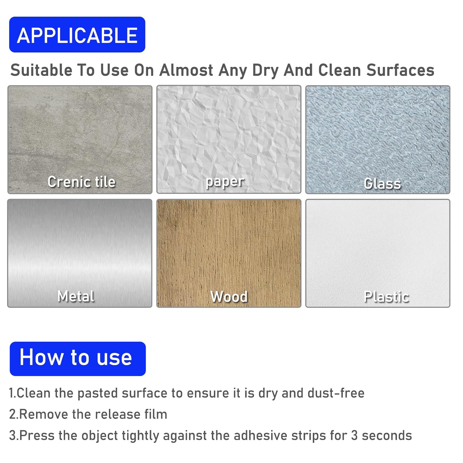 Wellgo Puntos de cinta de doble cara para decoración de pared, tiras adhesivas para colgar cuadros, puntos de montaje extraíbles transparentes,